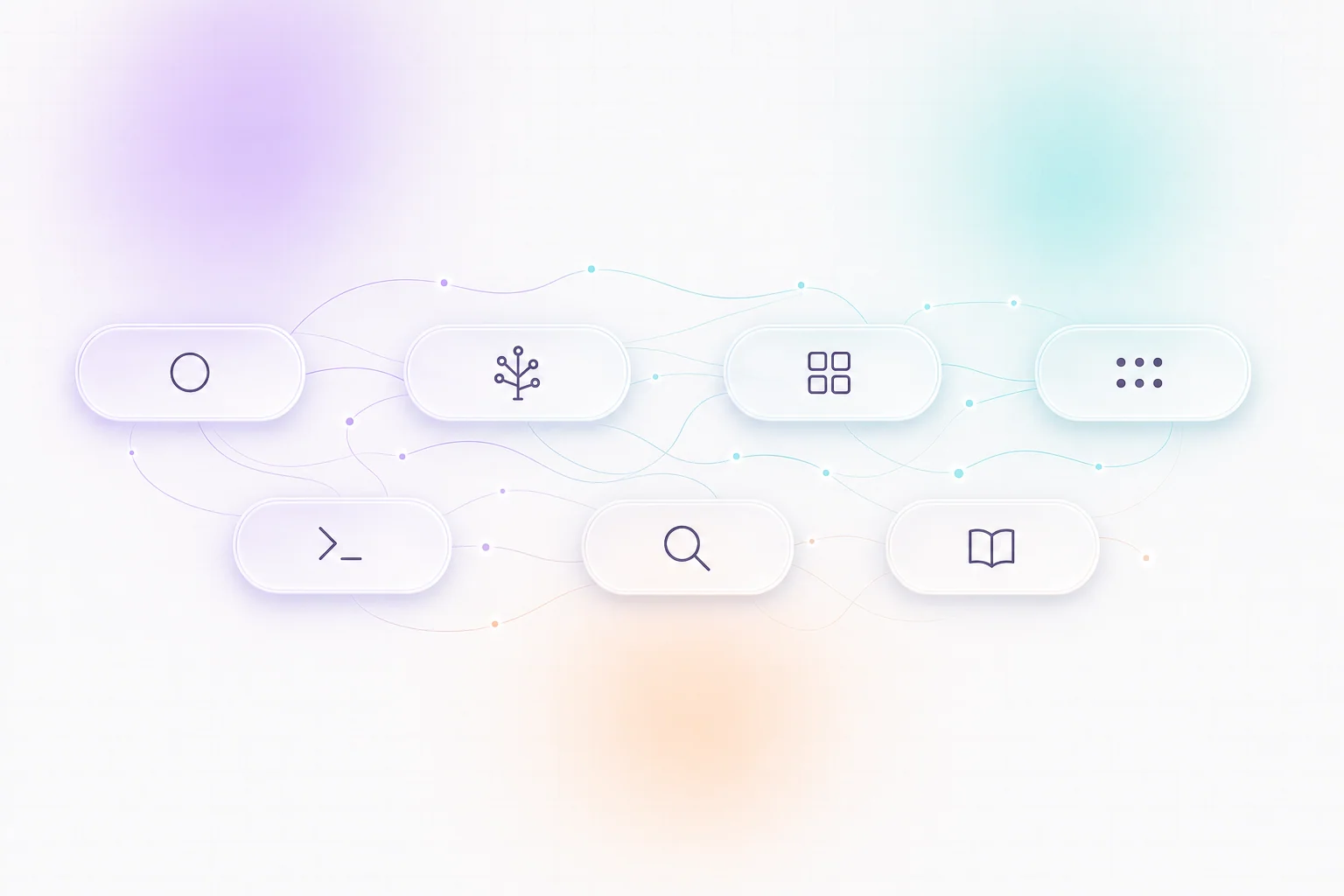 Inputs → Cognitive layer → Outputs. The architecture, in one frame.